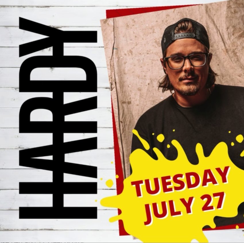 Hardy, as he is known professionally, was nominated for Songwriter of the Year, New Male Artist of the Year and Music Event of the Year in association with his song “One Beer,” featuring Lauren Alaina and Kevin Dawson. And, he will be performing July 27 at The Neshoba County Fair.